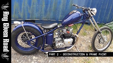 1958 triumph bobber deconstruction