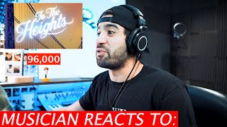 Musician Reacts To 96,000 | In The Heights