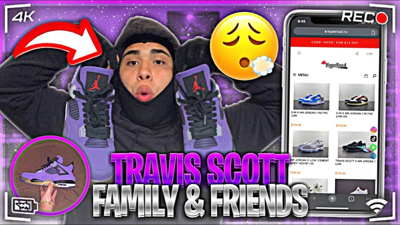 *IS HYPEROAD.RU LEGIT?🤔* TRAVIS SCOTT JORDAN 4 “FAMILY AND FRIENDS