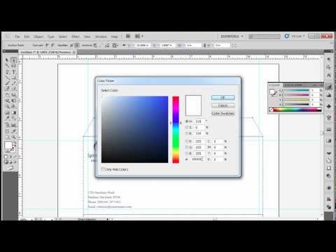 How to Design a Corporate Business Envelope for Letterhead Using Adobe illustrator CS5
