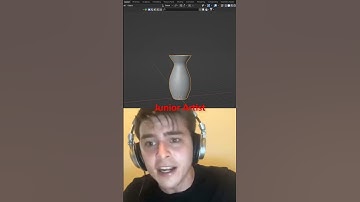 Jr vs Sr Artist: Profil Modeling #blendertutorial #blender #blendercommunity #blender3d #b3d