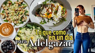 Lo que como en un día para ADELGAZAR | Fit, Rico & Fácil