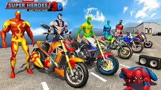 SPIDERMAN CARS Racing Mega Ramp Challenge ! SUPERHEROES HULK Epic NEW Stunts Racing by Mx_Rom !