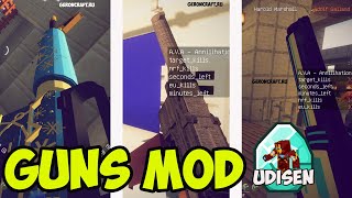Minecraft GUN MOD 1.20.4 minecraft - HOW TO USE Alliance of Valiant Arms Guns Light (P2 HOW CRAFT)