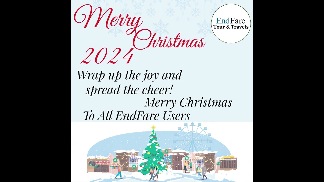 Merry Christmas To all @endfare.travels users 😍