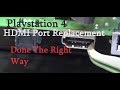 PS4 HDMI Repair WLOD Bent Pins www.ubermicro.co.uk