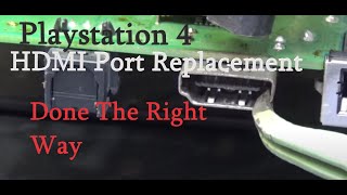PS4 HDMI Repair WLOD Bent Pins www.ubermicro.co.uk