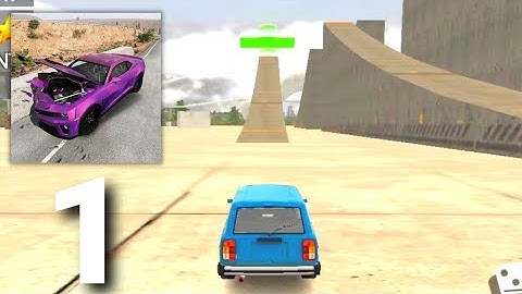 RCC - Real Car Crash Simulator - Gameplay Walkthrough Trials 1-5 Tutorial (ios Android)