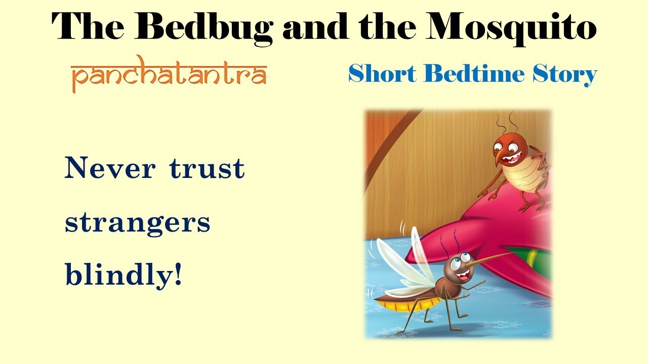 The Bedbug and the Mosquito | Short Bedtime Story | Never trust strangers blindly! | Panchatantra