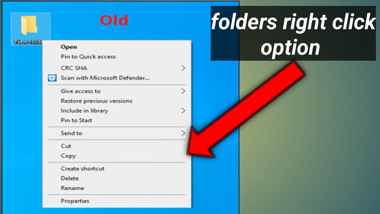 how to change folder icon | folder right click in Hindi | windows 10 ...