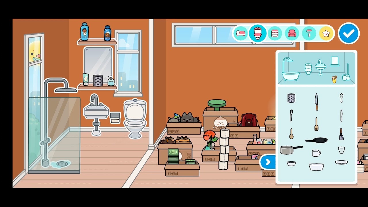 Домики тока бока схема