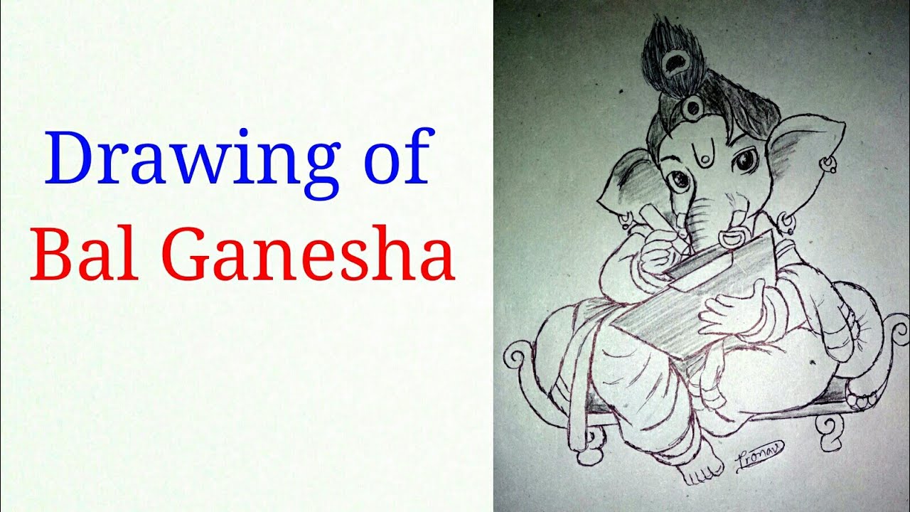drawing of bal ganesha ganesh chaturthi special youtube drawing of bal ganesha ganesh chaturthi special