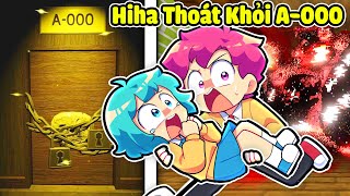 HIHA VÀ YUMMIE THỬ THÁCH 24H THOÁT KHỎI A-000 TRONG MINECRAFT*HIHA DOORS A-000 ❤️🖤