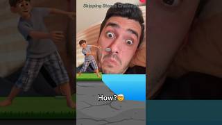 Skipping Stones Challenge🪨🌊 I Broke The Filter🤯💀 #shorts #filterchallenge #funny #gamefilter