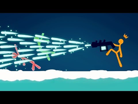 EXTREME ICE GUN STICK FIGHT! (Stick Fight #5)