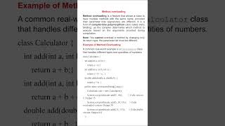 Method Overloading #corejava #interview