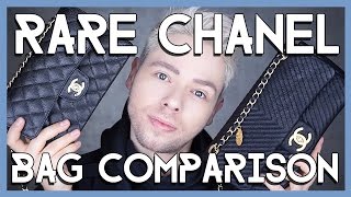 RARE CHANEL BAG COMPARISON - WHAT FITS?