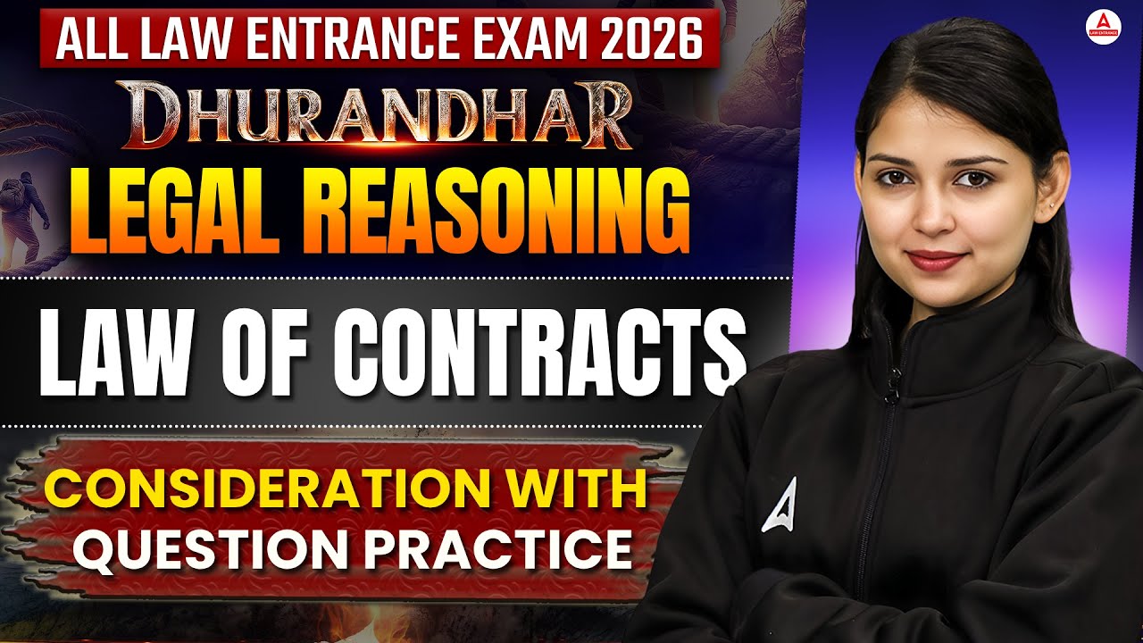 All Entrance Exams 2026 Legal Reasoning | Law Of Contracts Consideration Que Practice | MHCET Law