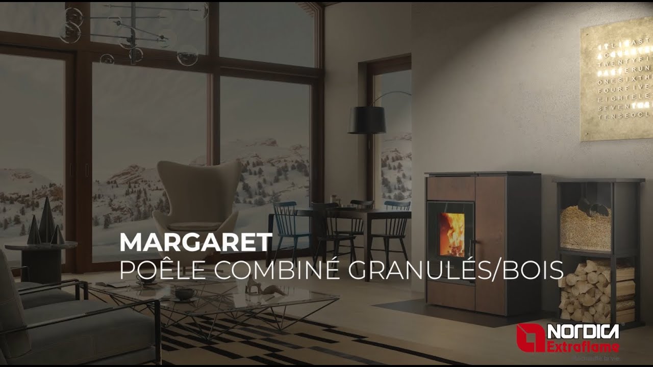 Découvrez Margaret : le poêle mixte pellet / bois