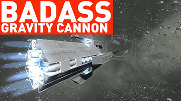 Badass Gravity Cannon (Space Engineers)