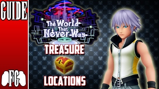 Treasure Chest Locations: The World That Never Was Riku | KH: Hearts Dream Drop Distance HD (2.8)