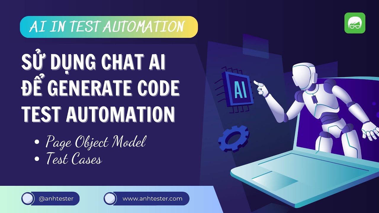 Sử dụng Chat AI để generate code Test Automation - Anh Tester - YouTube