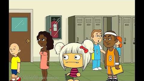 Caillou Creates a YouTube Account while Grounded