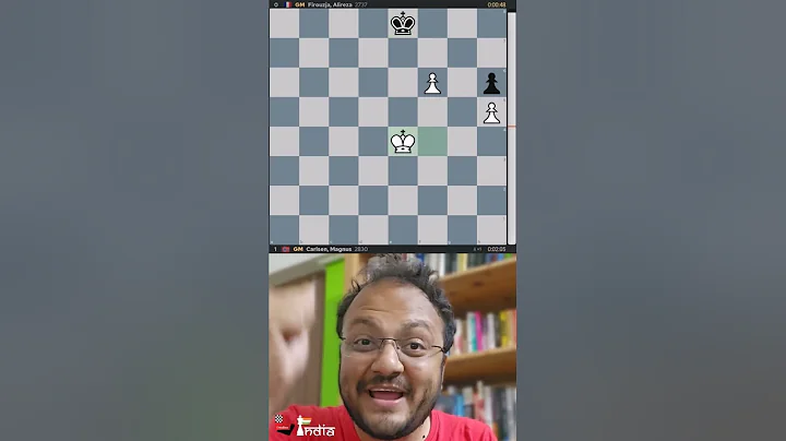 Carlsen teaches Firouzja a key endgame concept - TRIANGULATION