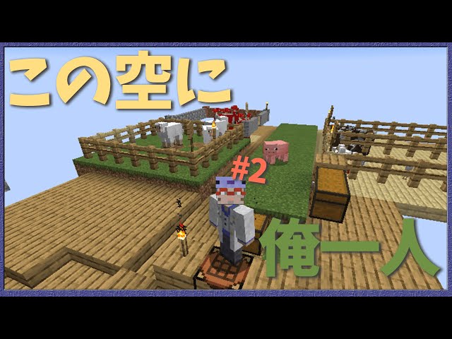 【Minecraft One Block】気づいたらそこそこ広くなってきた #2【アルランディス/ホロスターズ】のサムネイル