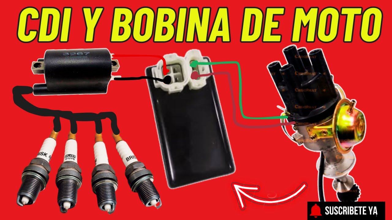 INSTALAR BOBINA Y CDI DE MOTO