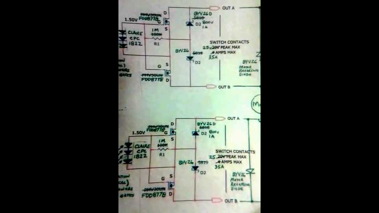 SSR - solid state relay used as limit switch circuit diagram