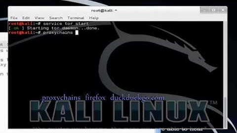 Anonymize Your Self Using ProxyChains in kali linux - Anonymous Black