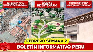 Noticias De Infraestructura De La Actualidad De Perú 2 Semana Febrero