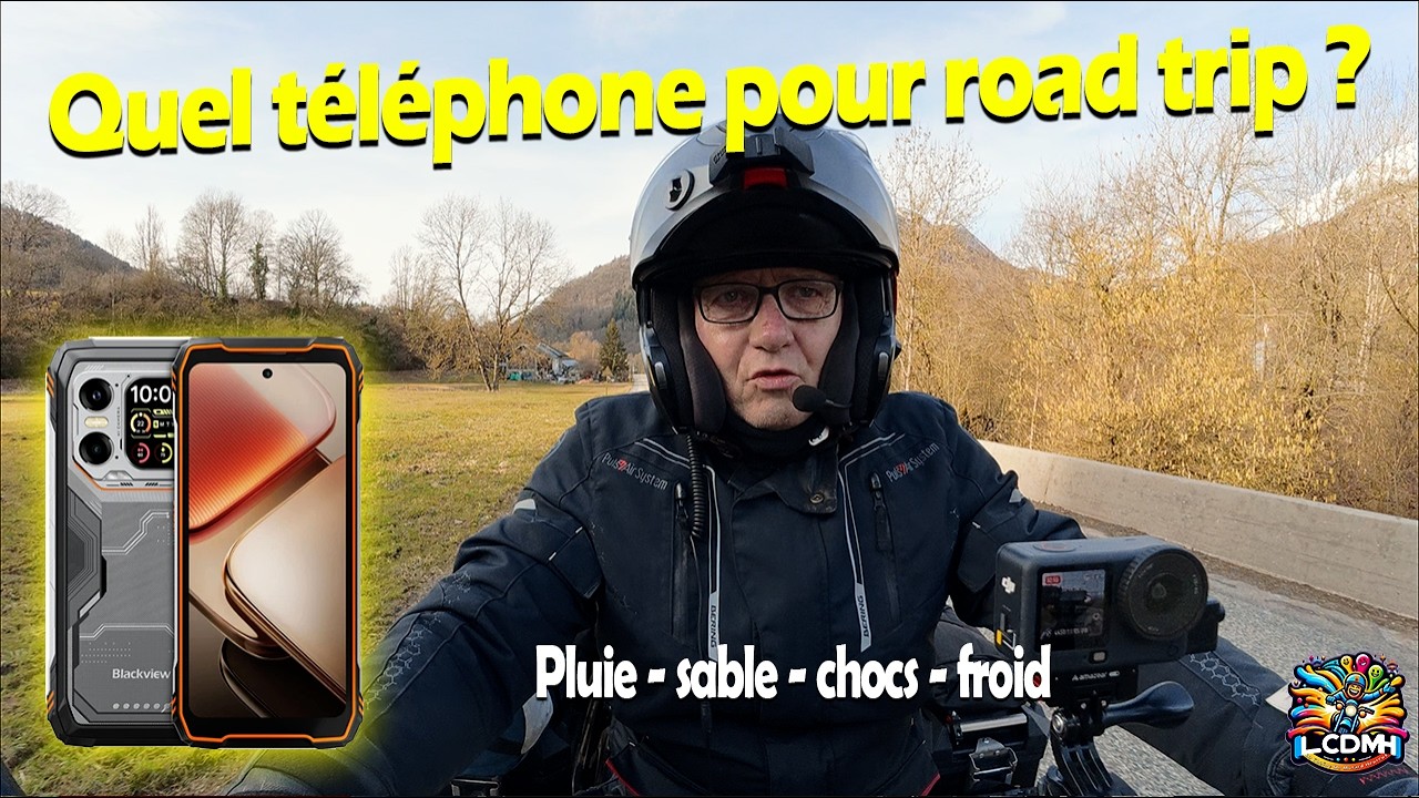 Quel téléphone pour road trip ? Blackview X1 renforcé (pluie, chocs, froid)Blackview X1 :