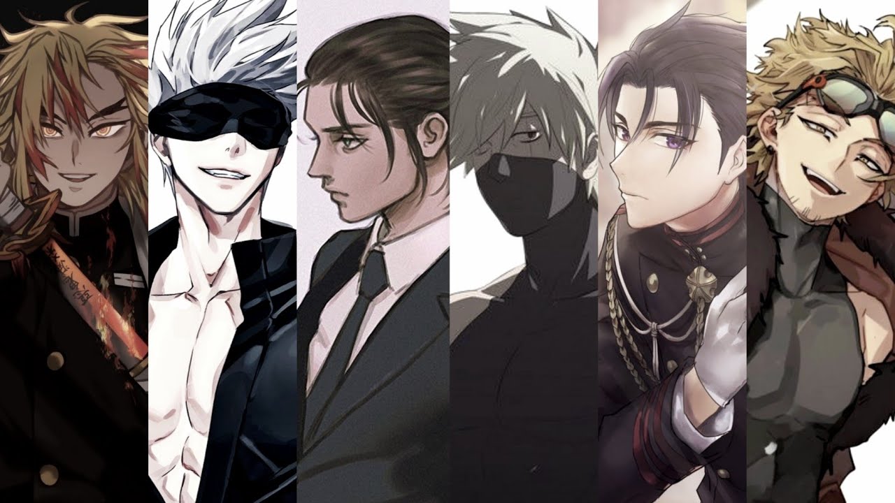 Hottest Anime Male Characters - YouTube