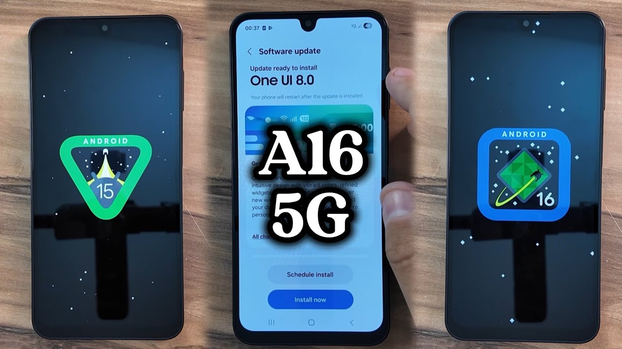 Android 1a16 OneUI 8 - Android 16 on Samsung Galaxy A16 5G - YouTube