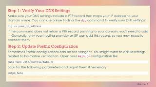 How to Fix Client Host Rejected: Cannot Find Your Reverse Hostname in Postfix on Ubuntu