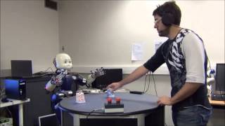 iCub learns spatial locations