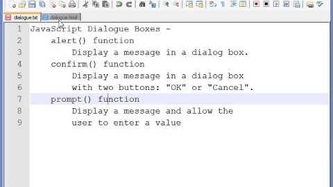 JavaScript tutorial for Beginners - JavaScript Dialog Box video lecture-02