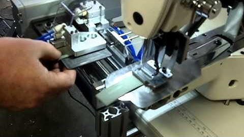 Webbing End Turner & Bar Tac