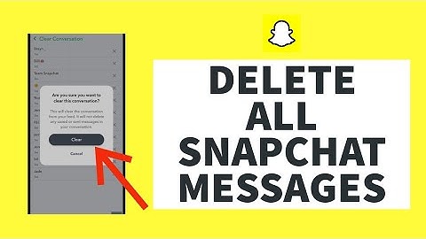 How To Delete All Snapchat Messages  At Once (2023) | Delete Multiple Snapchat Messages (Easy!)