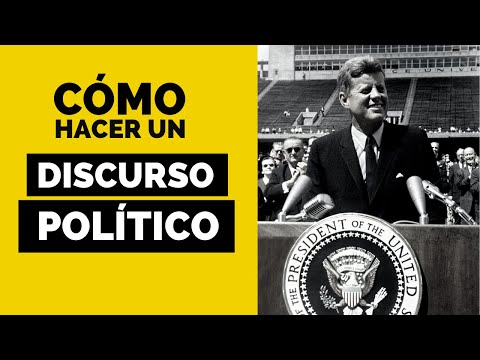 Video: Cómo Preparar Un Discurso Político