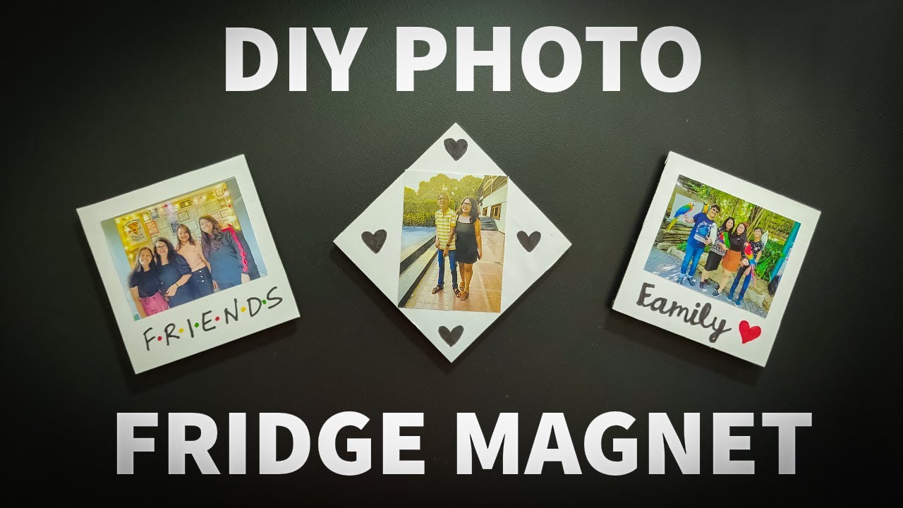 Make your own PHOTO MAGNETS! Great gifts! Easy DIY!