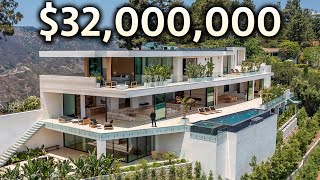 Inside a $32,000,000 BEVERLY HILLS Modern MEGA Mansion with Amazing Views screenshot 5