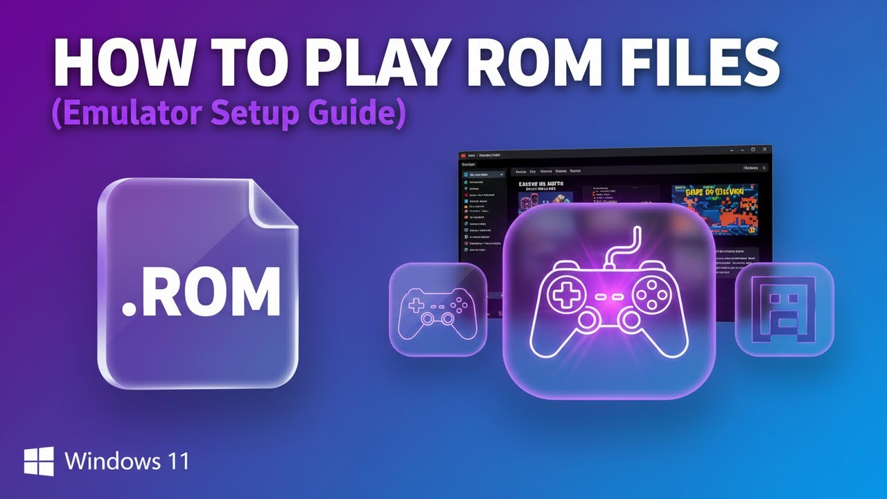 Rom Player How to Play ROM Files (Game Emulator) - YouTube