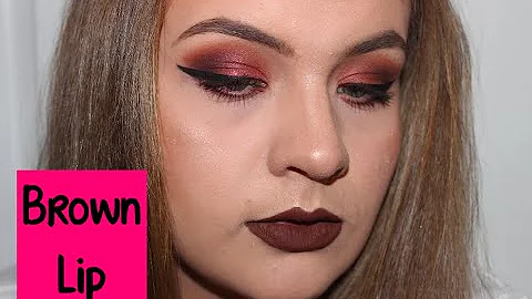 BEAUTY KILLER EYESHADOW PALETTE MAKEUP TUTORIAL! w/ BROWN LIP| Elise Wheeler