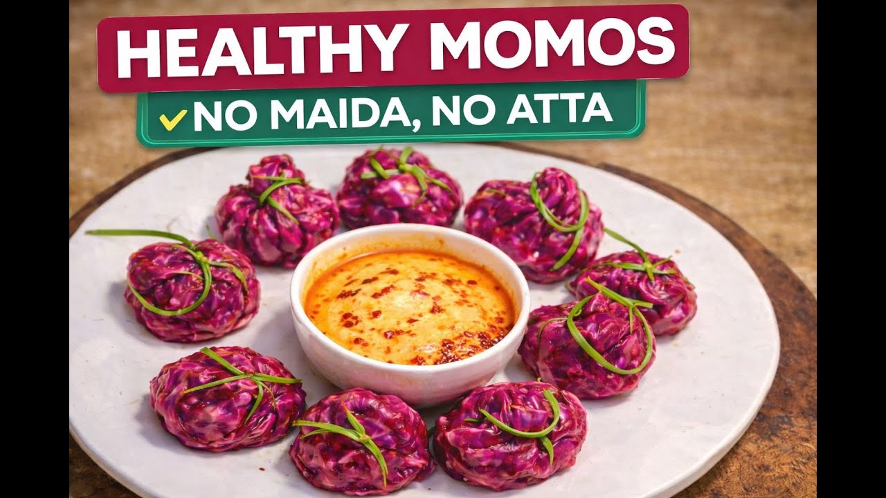 Healthy Veg Momos for Weight Loss | Steamed Momos Recipe | Diet Friendly Momos 