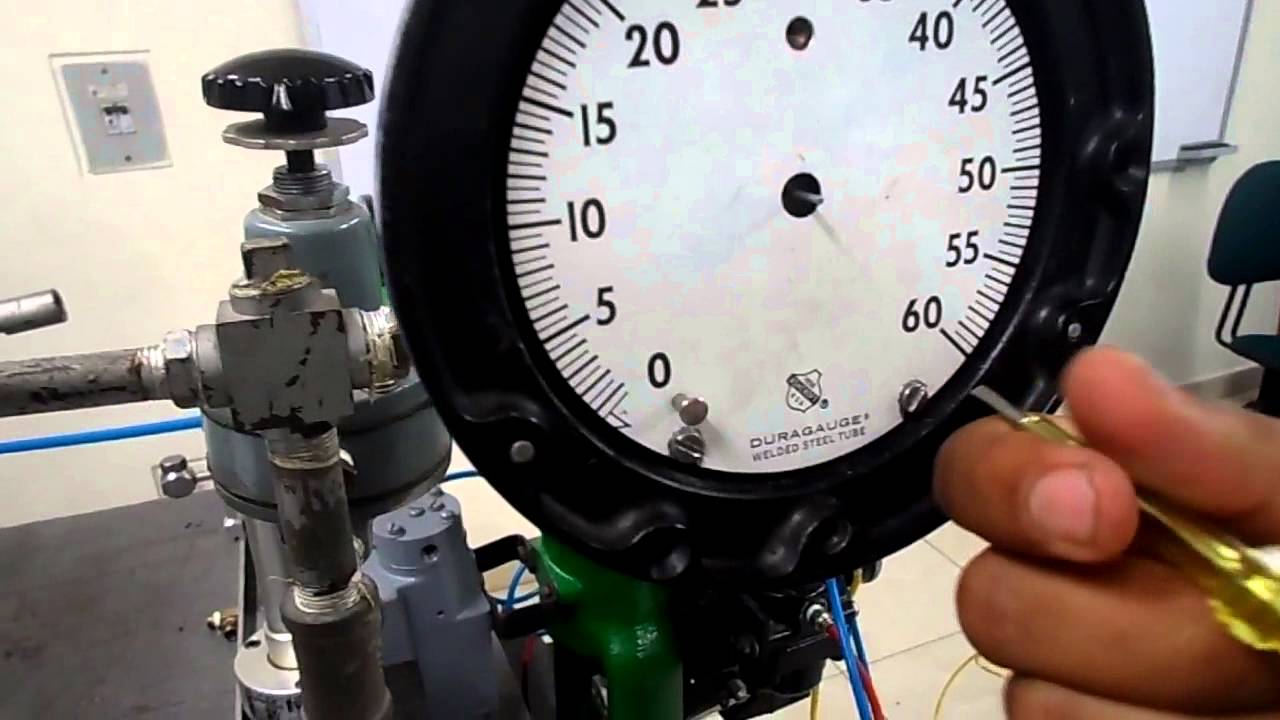 Calibracion De Un Manometro Tipo Bourdon