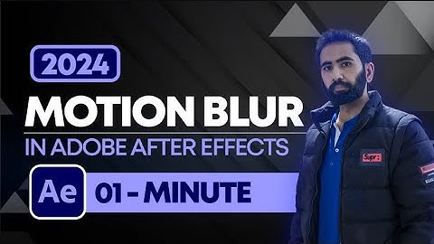 How to Add Motion Blur in After Effects 2024 | Adobe After Effects tutorials | Any Motion Pro