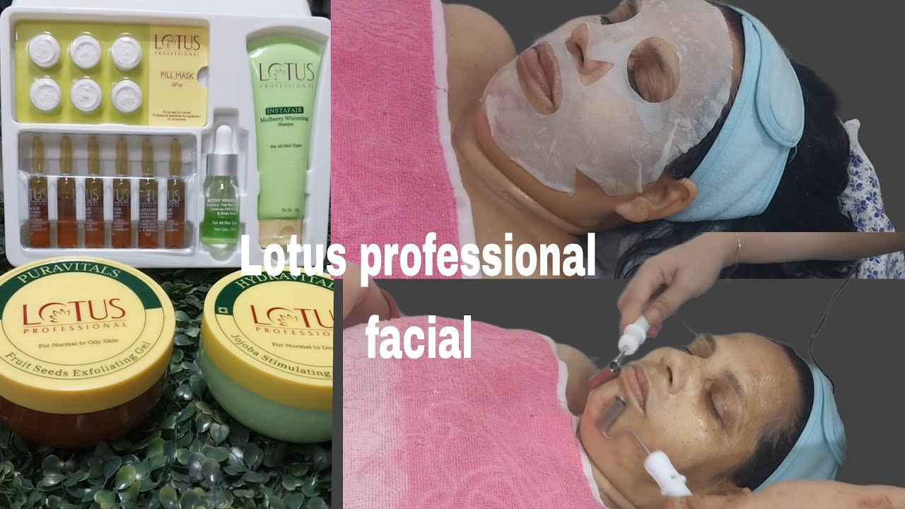 Lotus professional facial/Instafair Lotus professional facial kit/How to do Facial step by step ✨️